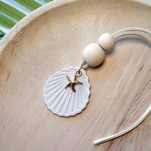 Seashell Hanging Car Diffuser, Beach Car Accessory for Women, Hanging ...