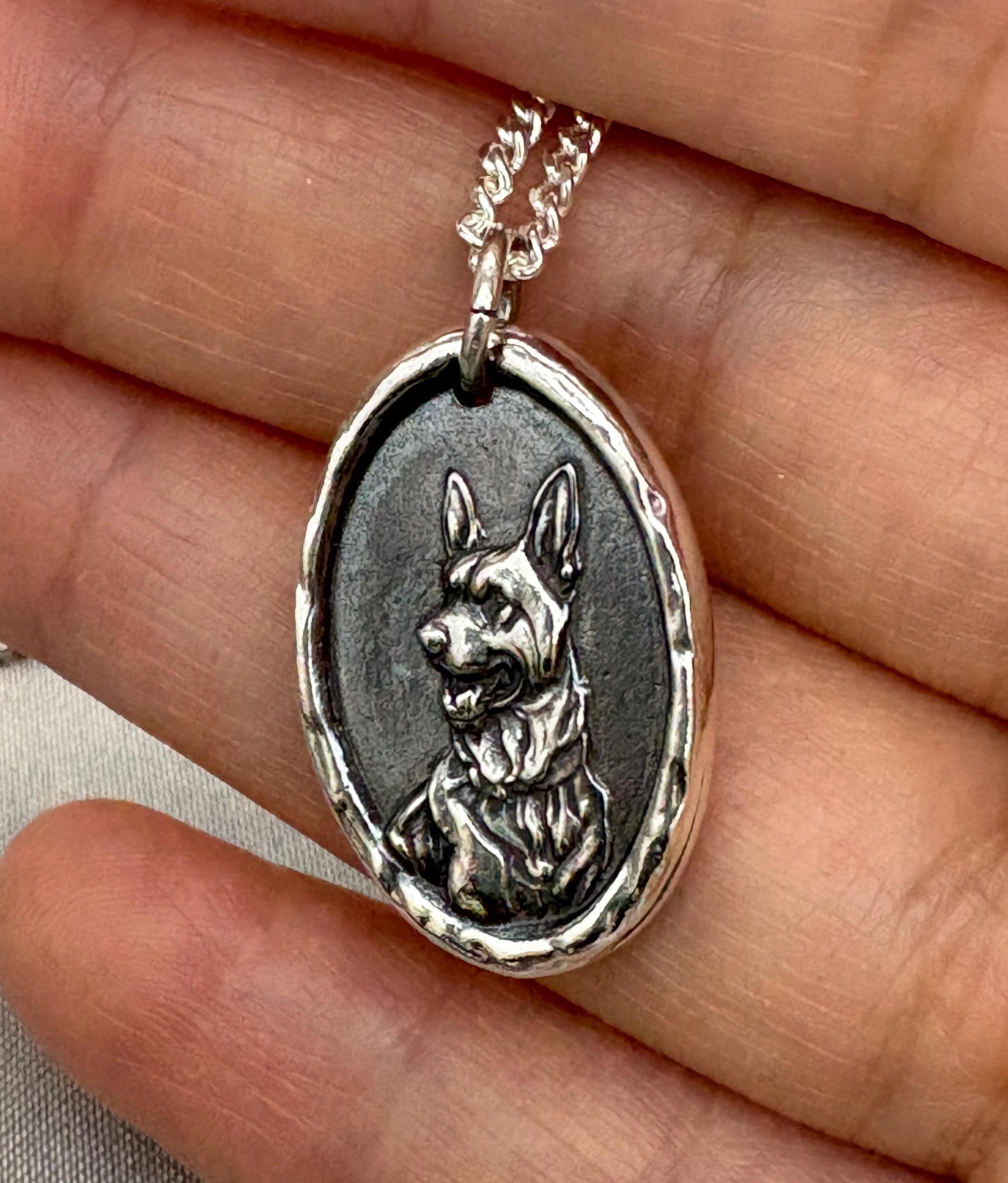 Vintage German Silver Necklace - Etsy