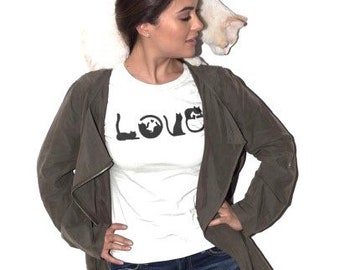 Cat LOVE Shirt, cat shirts, I love cats shirt, cat life, cat lover shirt, women shirts, animal shirts, pet shirts, I love my cat shirts