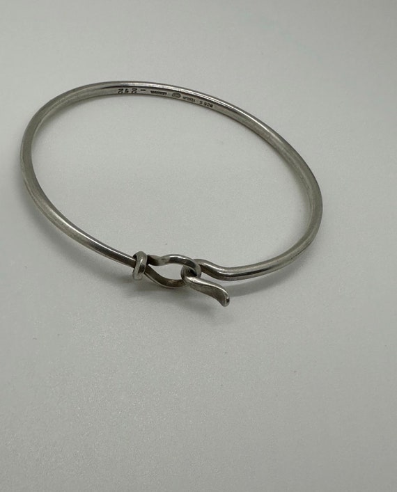 Georg Jensen Authentic Hook Bangle Bracelet Toruń 