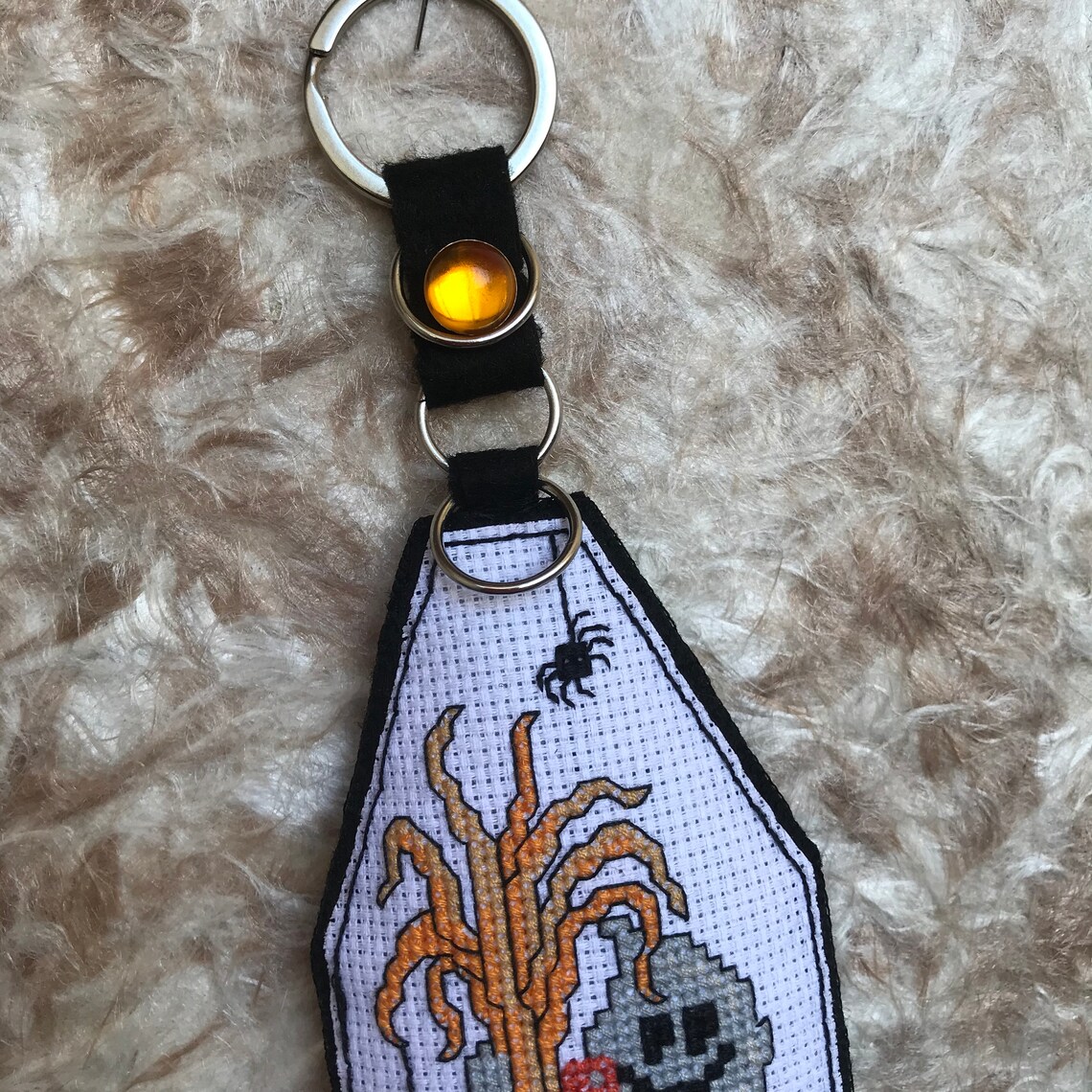Keychain Ghost Halloween accessory Halloween decor Halloween Etsy