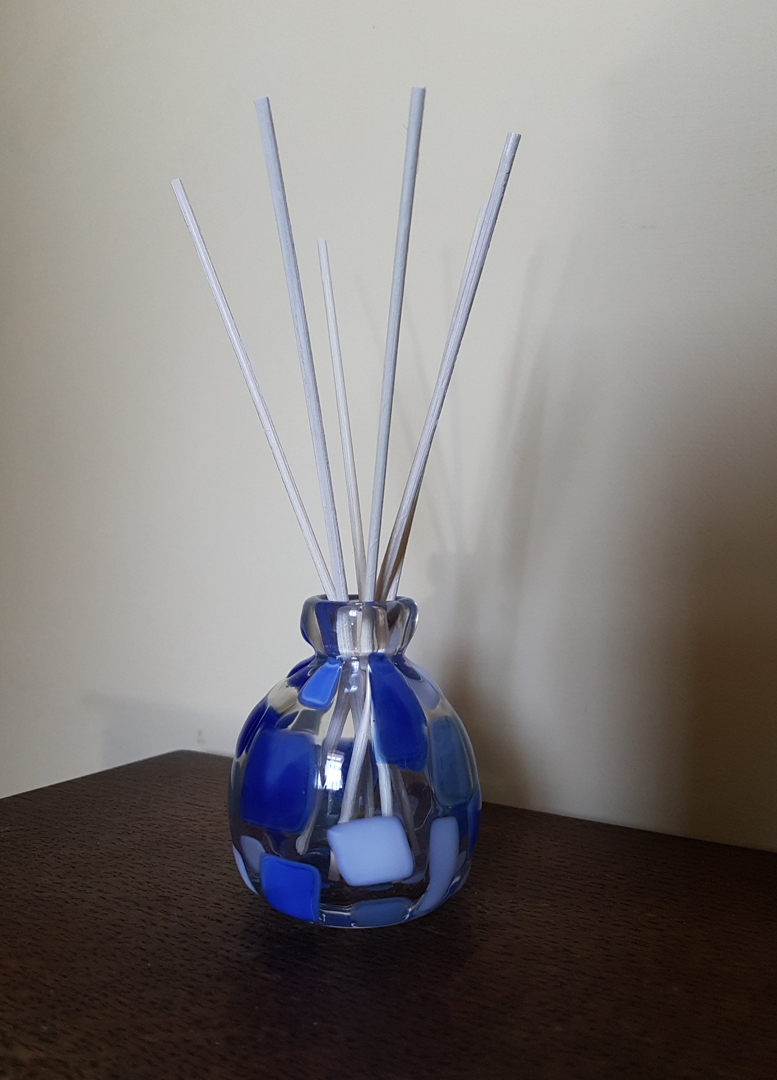 Hand Blown Glass Vase/Reed Diffuser Bottle Etsy