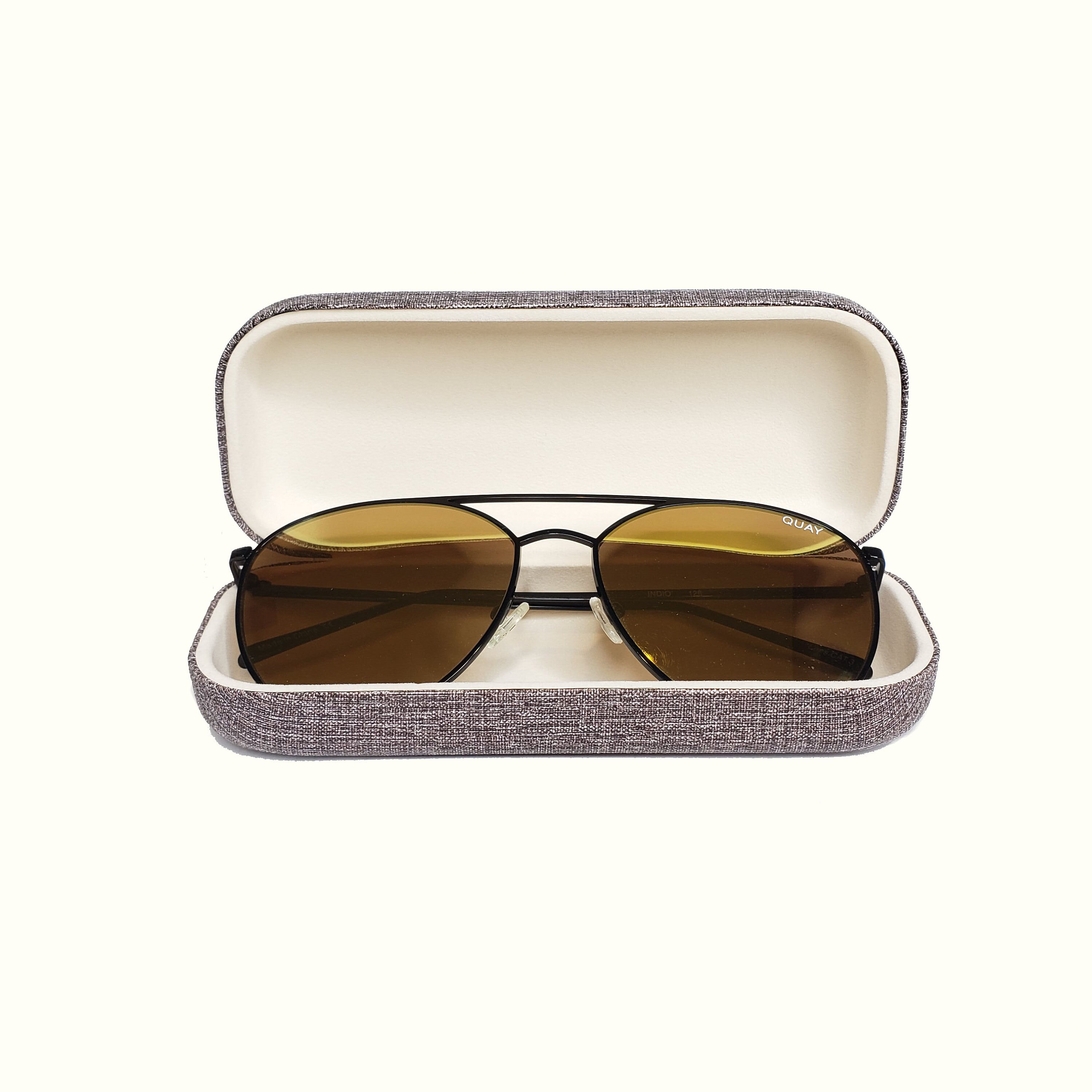 Y2k Letter Print Glasses Case Hard Shell Protective Sunglasses Storage Box  Cute Portable Textured Glasses Accessory - Temu