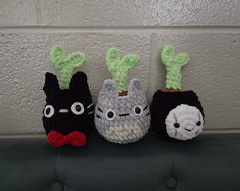 Spruitjes met op Studio Ghibli geïnspireerde potten