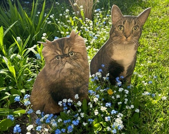 Découpe personnalisée, découpes en carton pour animaux de compagnie, découpe grandeur nature, cadeau de mariage