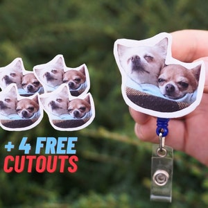 Pet Badge Reel, Custom Pet Badge Reel, Nurse Badge Reel, Custom Cat Badge Buddy, Medical Badge Reel
