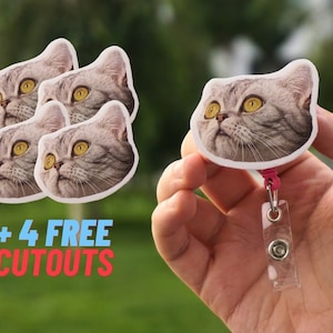 Aangepaste haspel voor huisdierbadge, haspel voor verpleegkundige badge, haspel voor aangepaste kattenbadge, haspel voor medische badge
