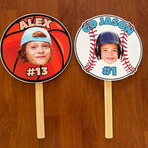 Custom Face Mask on a Stick, Birthday Party Prop image 12