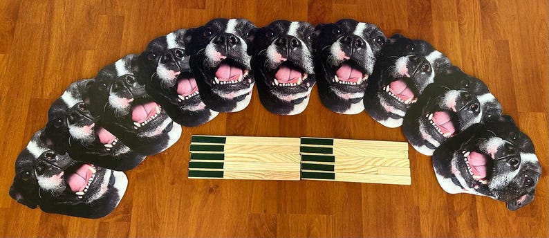 Face on a stick, Cat Wedding, Wedding favors, Wedding Photo Booth Props, Face on a stick, Custom Head Photobooth prop, pet head cutout image 14