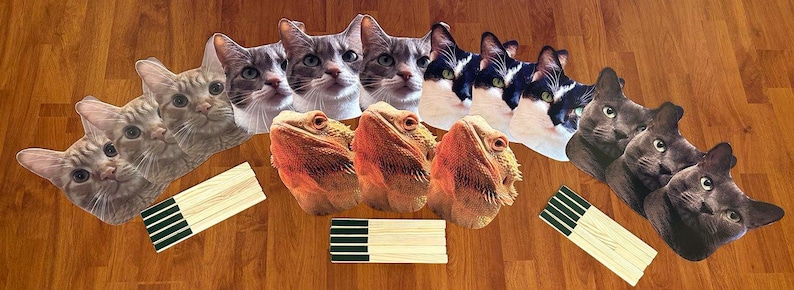 Face on a stick, Cat Wedding, Wedding favors, Wedding Photo Booth Props, Face on a stick, Custom Head Photobooth prop, pet head cutout image 16