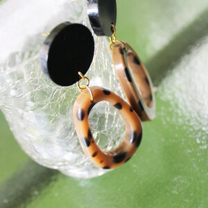 Grumpy Cheetah Earrings main image 1