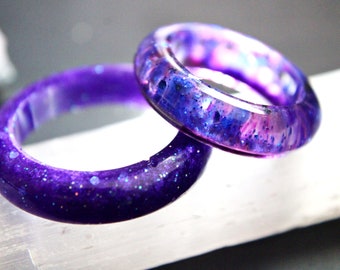 Galaxy Ring , Space Ring , Handmade Resin Ring , Handmade Gift , Celestial Ring , Engagement Ring