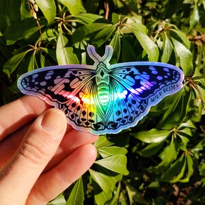 PAINTED LADY BUTTERFLY - Holographic Sticker
