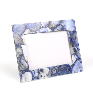 Agate Photo Frame | Natural Crystal Picture Frame | Healing Stone Home Decor | Geode Frame | Luxury Gift | Unique Boho Decor