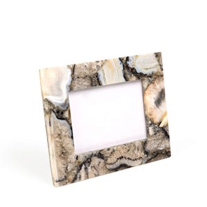 Agate Photo Frame | Natural Crystal Picture Frame | Healing Stone Home Decor | Geode Frame | Luxury Gift | Unique Boho Decor