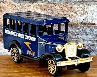 Camionnette Bedford 1948 - Modèle Réduit Lansdowne Models 1:43 - Crème Et Bleu Marine