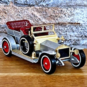 1906 Rolls Royce Silver Ghost , Vintage model car, diecast car, 1/51 scale model car, metal car model , collection item, Rolls Royce