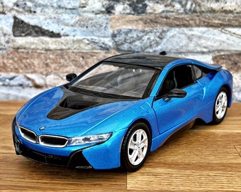 BMW İ8 Coupe 2018 | Model car | 1:24 diecast car | 1/24 scale model car | car model | 1/24 item | Die cast collection item | BMW i8