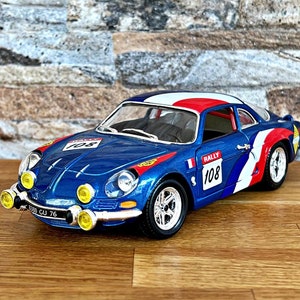 Alpine Renault A110 1600S | model car | scale 1/24 model car | 1/24 diecast car | Diecast collectible item | Renault Rally Car