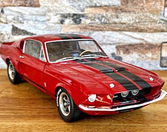 ACME 1967 Shelby GT 500 Street Fighter 1/18 Diecast Black W/gold