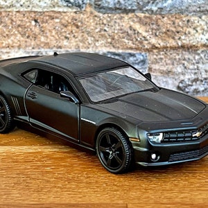 Chevrolet Camaro 2010 | Model car | Diecast car | 1/36 scale model car | die cast car | Collection item | Car model | Camaro | Matte black