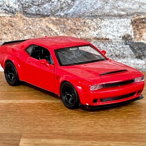 Dodge Challenger SRT Demon | Model Car | 1/34 Diecast car | 1:34 Scale model car | Collection  item | Die cast model  | Dodge