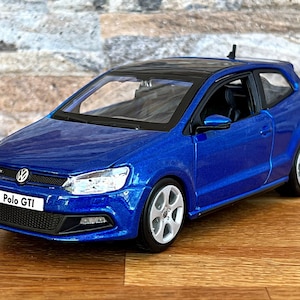 Volkswagen Polo GTi | model car | scale 1/24 model car | 1/24 diecast car | Diecast collectible item | VW Polo