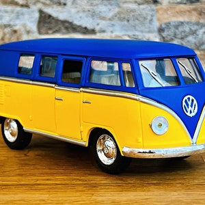 Volkswagen Classical Bus 1962, Diecast car, 1/32 scale model car, vintage model car , car model , 1/32 die cast model bus, VW Bus