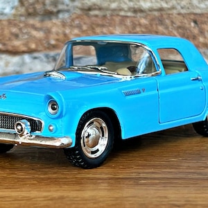 Ford Thunderbird 1955 | 1/36 diecast car | 1/36 scale model car | vintage car | Metal car model | Diecast collection car | 1950&#39;s | Ford