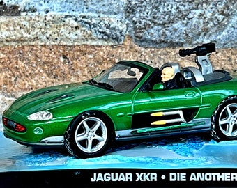 Jaguar XKR, 007 James Bond Collection Car, Vintage Diecast Car