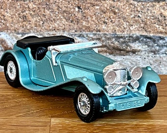 ジャガー SS 100 1936、ヴィンテージ モデルカー、ダイキャストカー、スケール モデルカー、メタルカー、ダイキャストカー、コレクション アイテム、ジャガー、30 年代