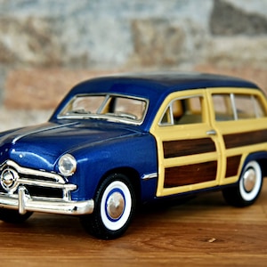 Ford Woody Wagon 1949 | Model Car | Diecast car | 1/40 scale model car | Die cast car  | Collection item |  Vintage model car | Ford | 40s