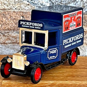 Leyland Rigid Tilt Lorry, Vintage diecast truck, scale model car, metal truck model, old classic truck, diecast car , Collection item