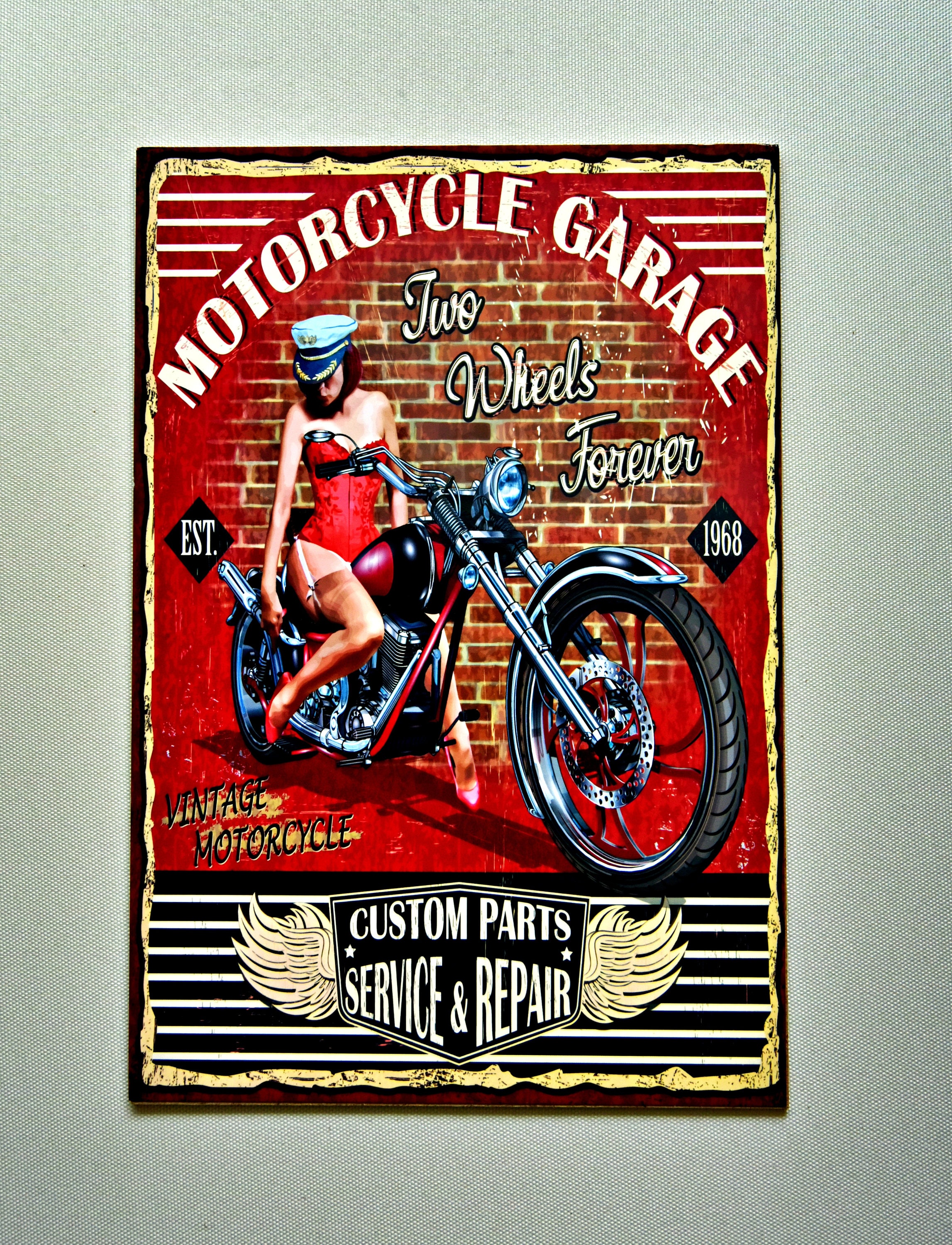 stkk様 ビンテージバイクレアポスター stkk様 ビンテージバイクレアポスター