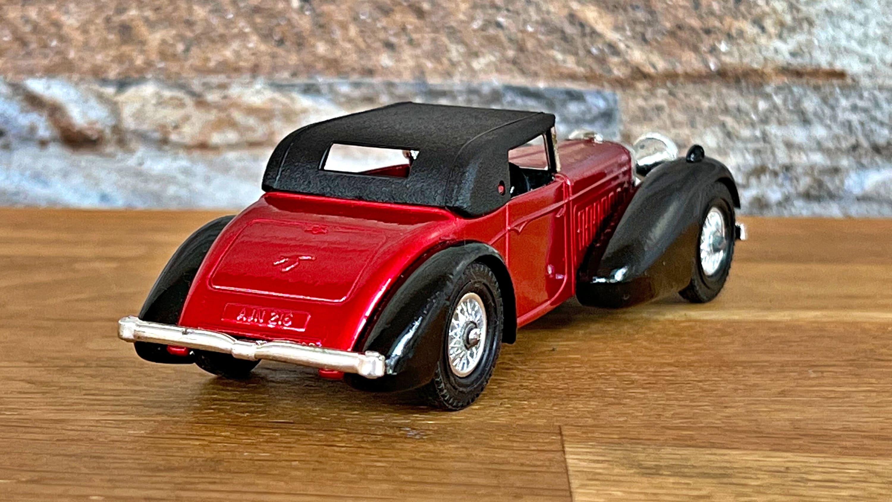 1938 Hispano Suiza , Vintage Diecast Car, 1/48 Scale Model Car