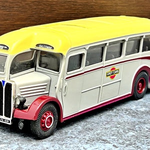 AEC Regal Grey Cars, Vintage diecast bus, model metal bus, old classic bus, Die cast Collection item, Limited Edition, Classic Bus