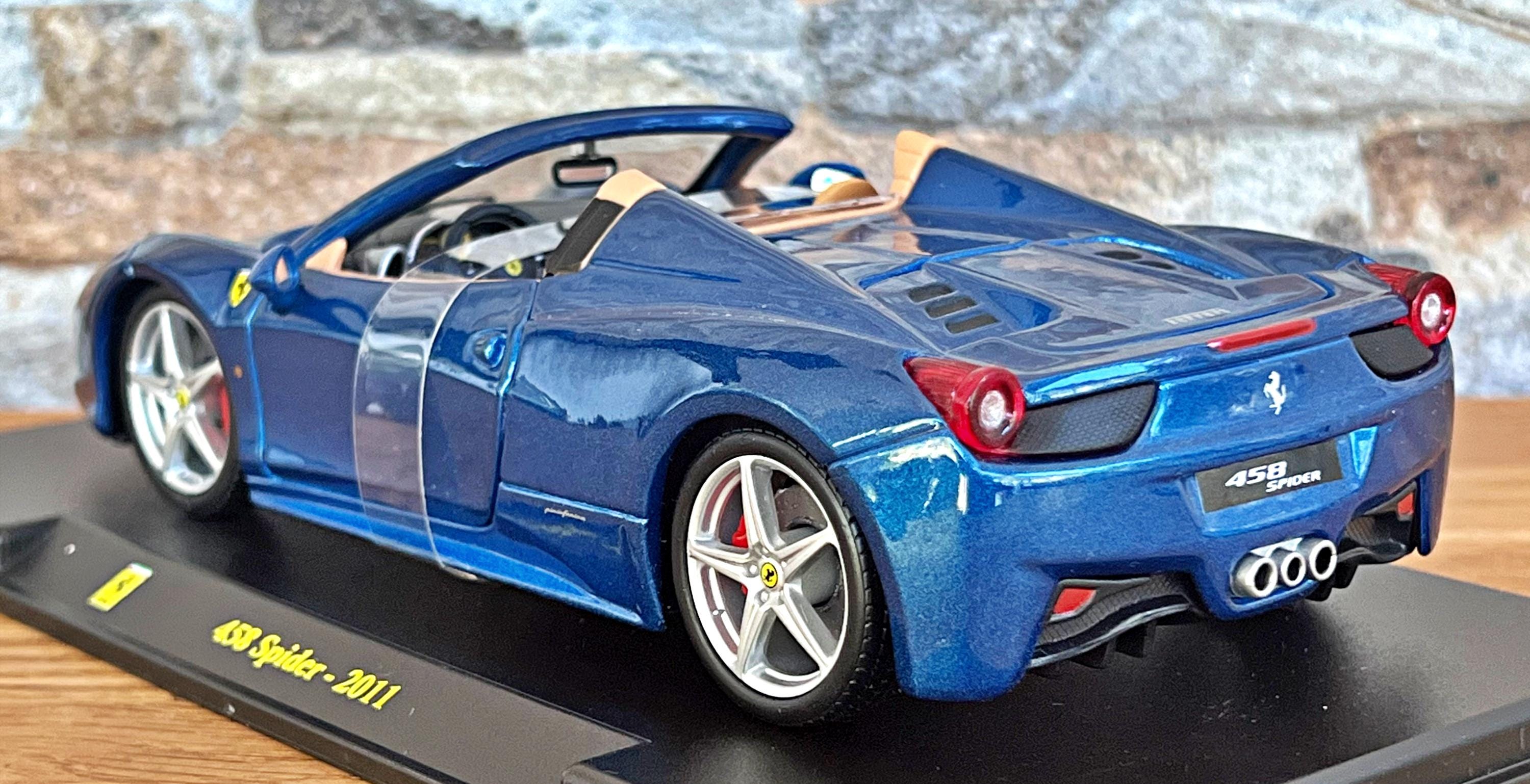【希少】1/24 フェラーリ 458 スパイダー （2011） ダイキャスト フェラーリ 458 スパイダー 2011 | モデルカー | ダイキャストカー | 1