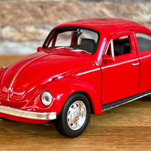 Volkswagen Beetle, model car, diecast car, 1/34 scale model car, vintage car model, die cast car, collection item, VW Beetle
