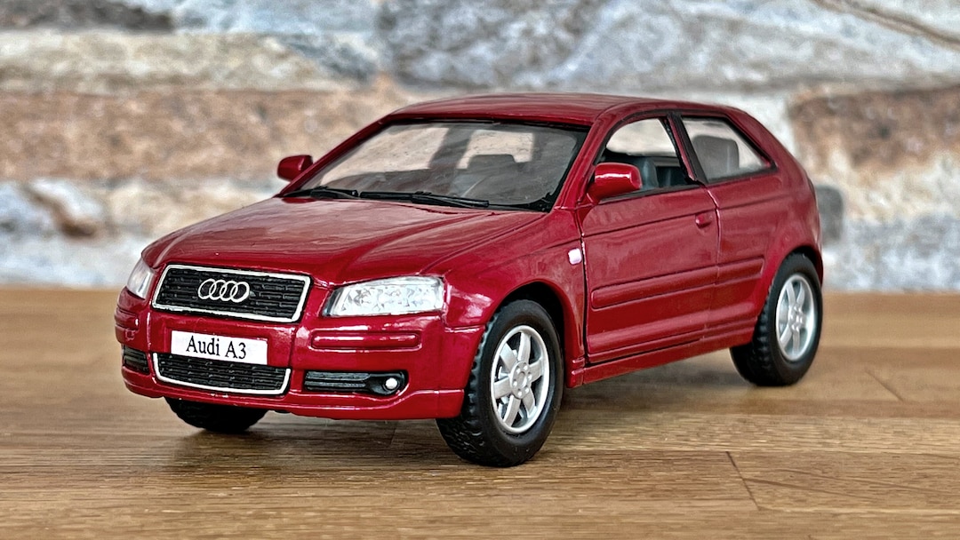 Audi A3 , Model Car, Scale 1/32, 1/32 Diecast Car, Collection Item, 1