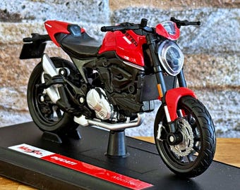 Ducati Monster, model motocykla w skali 1/18, model motocykla odlewanego ciśnieniowo w skali 1/18, motocykl odlewany ciśnieniowo, Ducati