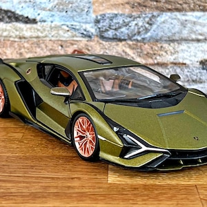 Lamborghini Sian FKP 37 | Model Car | Diecast car | 1/24 scale model car | car model | Collection item | Die cast model | Lamborghini