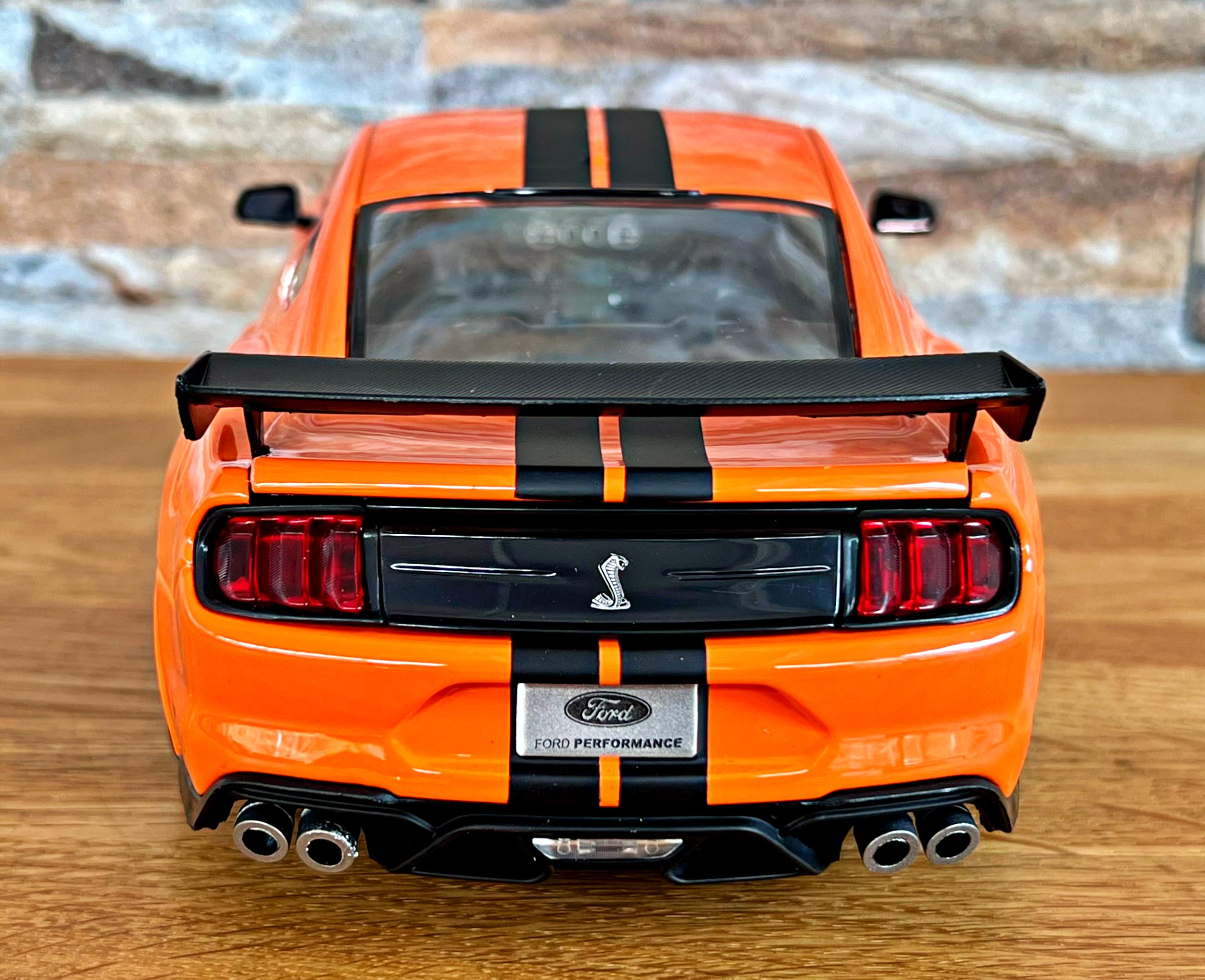 Ford Mustang Shelby GT500 2020, Model Car, Diecast Car, 1/18 Scale