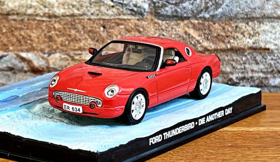 Ford Thunderbird, 007 James Bond Collection Car, Vintage Diecast