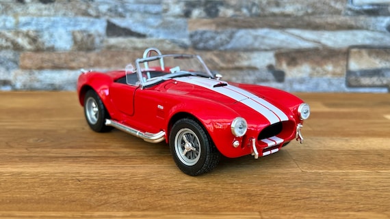Shelby Cobra 427 1965, Model Car, Scale 1/24, Diecast Car, 1:24