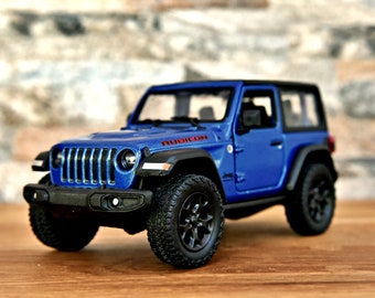 Jeep Wrangler Rubicon 2018 | Model car | Scale 1/34 | Model metal car | 1/34 diecast | Collection item | SUV