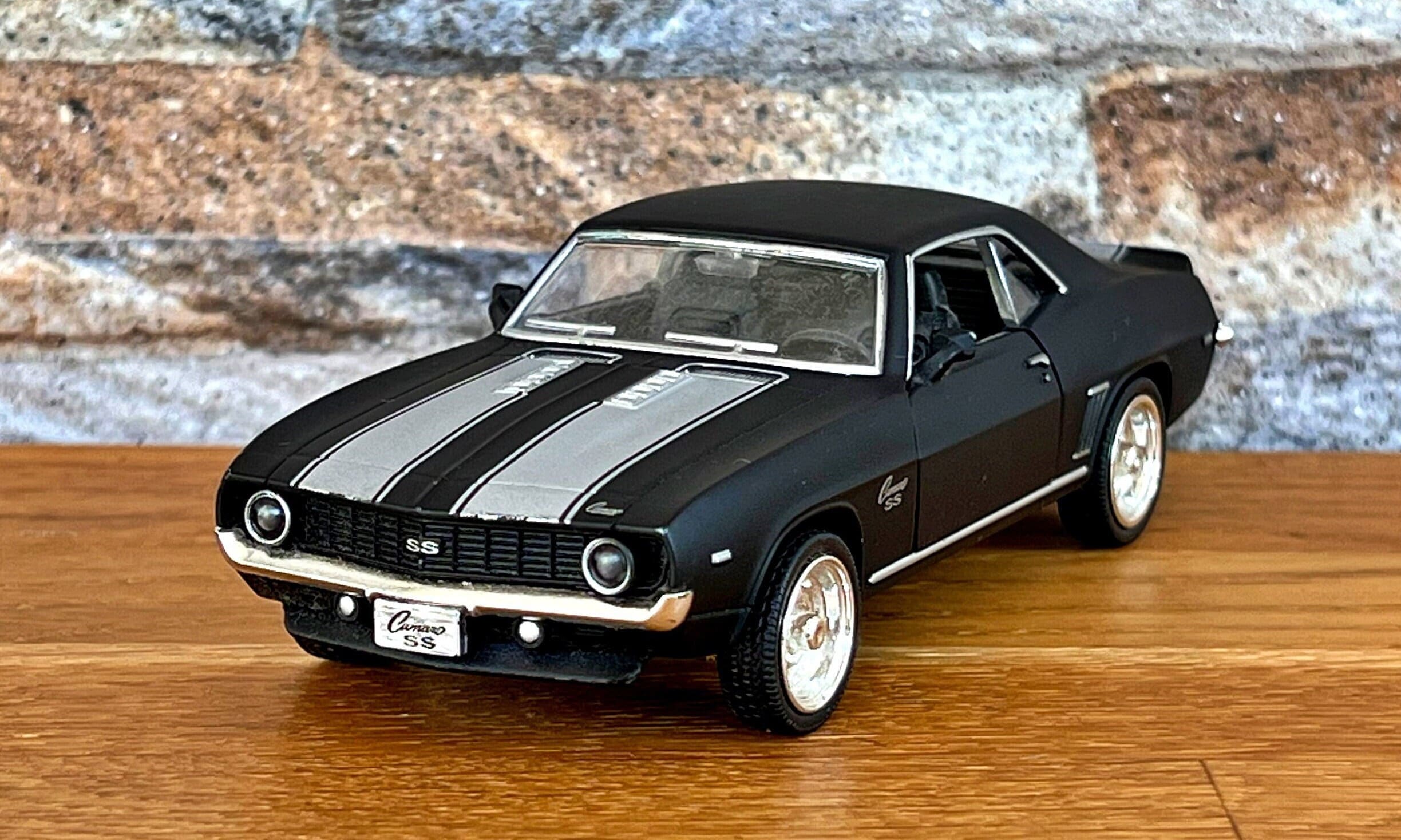Chevrolet Camaro SS 1969, Vintage Model Car, 1/34 Diecast