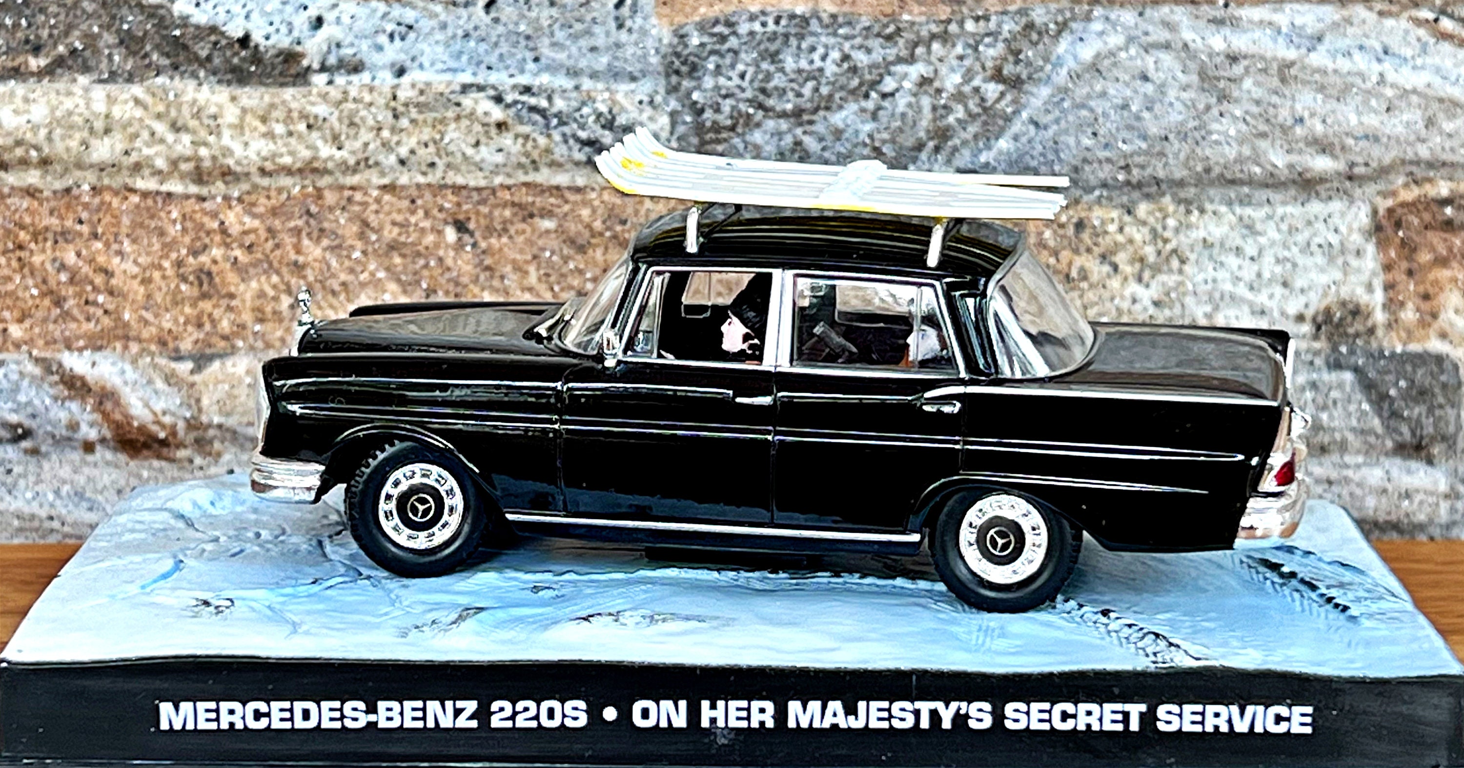 Mercedes Benz 220 S, 007 James Bond Collection Car, Vintage