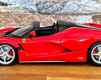 MODELO AUTO FERRARI La Ferrari Abierta 2016 Negro - edicola - Escala 1