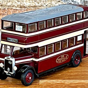 Leyland TD1 , Vintage diecast bus, 1:76 scale model bus, Collection item, Classic Bus, die cast bus , Exclusive First Edition , Crosville