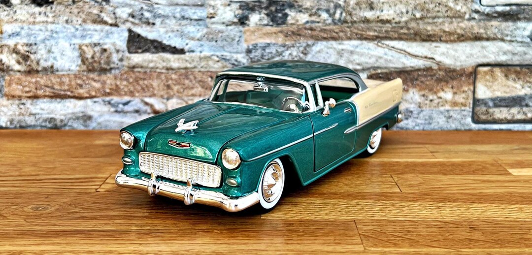 シボレー ベルエア 1955、モデルカー、1:24スケールモデルカー、ダイ
